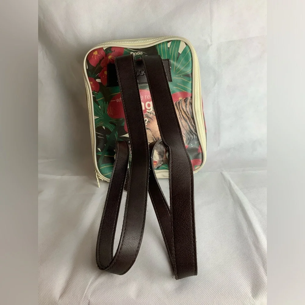 Floral animal Print Backpack - Multicolor